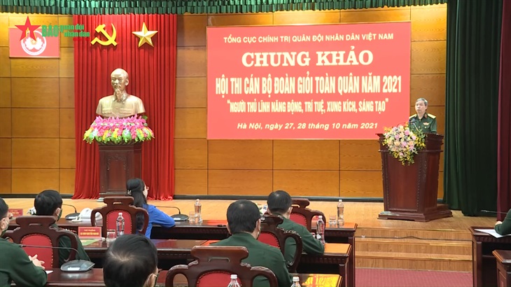 Sôi nổi Hội thi Cán bộ đoàn giỏi toàn quân năm 2021