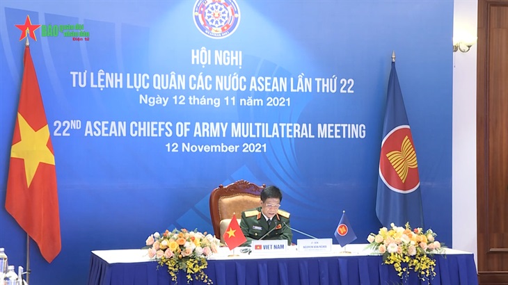 Hội nghị trực tuyến Tư lệnh Lục quân ASEAN lần thứ 22