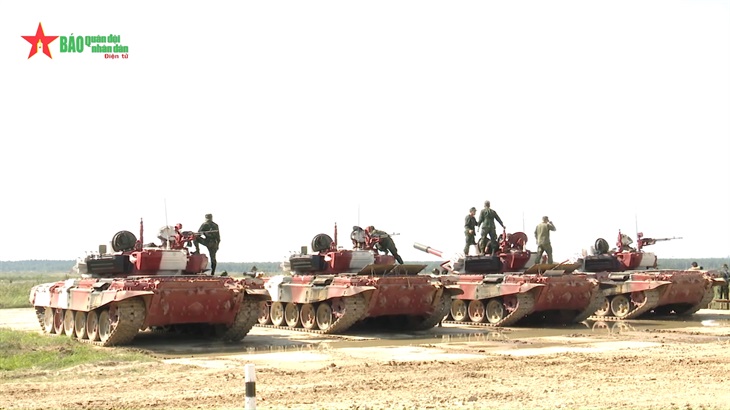 Màn bắn hiệu chỉnh ngoạn mục của Đội tuyển Xe tăng QĐND Việt Nam tại Army Games 2021