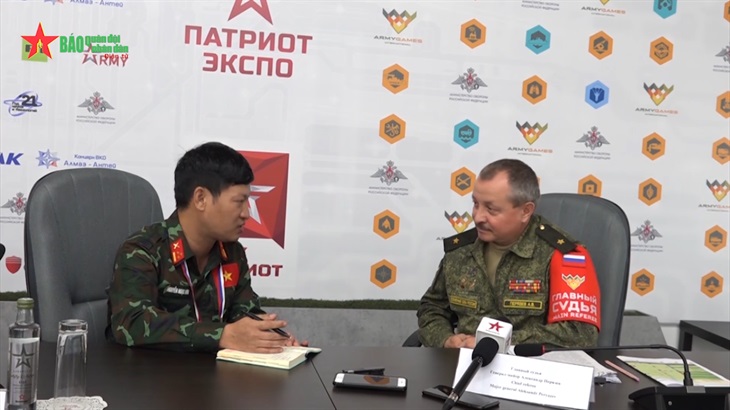 Cảm ơn sự tham gia ngày càng tích cực của Việt Nam ở Army Games