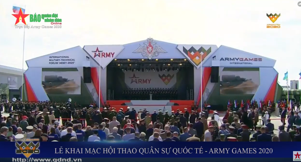 Tường thuật trực tiếp Lễ khai mạc Hội thao Quân sự quốc tế 2020