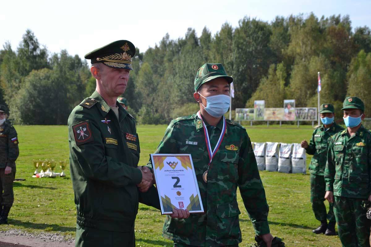 Đội tuyển Huấn luyện chó nghiệp vụ đứng thứ 4