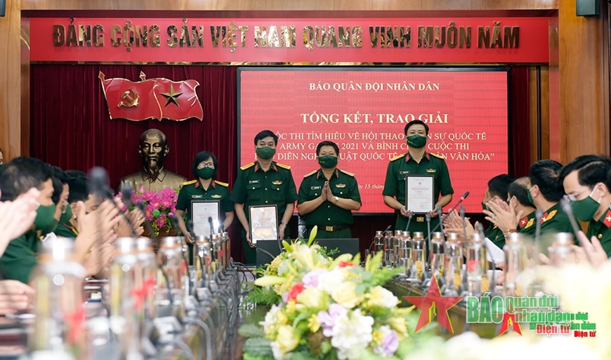 Tổng kết, trao giải Cuộc thi tìm hiểu về Army Games và bình chọn trực tuyến Đội quân Văn hóa