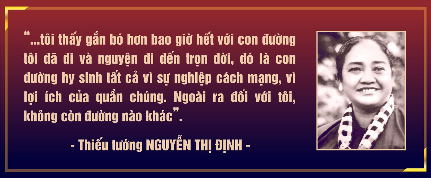 Thiếu tướng, Anh hùng LLVT Nhân dân Nguyễn Thị Định: Thuyền trưởng đầu tiên, thủ lĩnh đội quân tóc dài huyền thoại