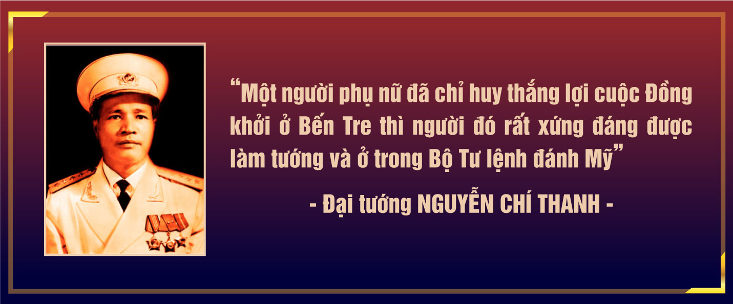 Thiếu tướng, Anh hùng LLVT Nhân dân Nguyễn Thị Định: Thuyền trưởng đầu tiên, thủ lĩnh đội quân tóc dài huyền thoại