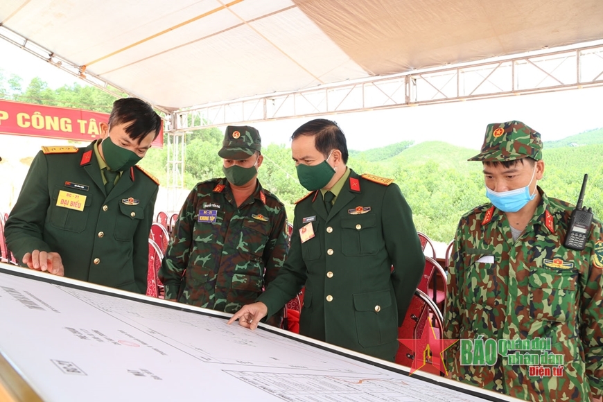 Diễn tập khu vực phòng thủ tại huyện Ba Chẽ, tỉnh Quảng Ninh