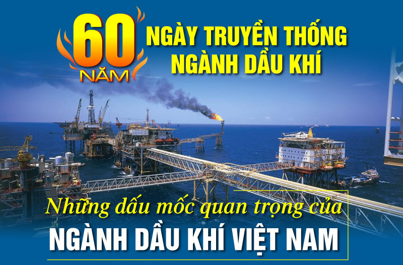 60 năm Ngày truyền thống ngành Dầu khí: Những mốc quan trọng của Ngành Dầu khí Việt Nam