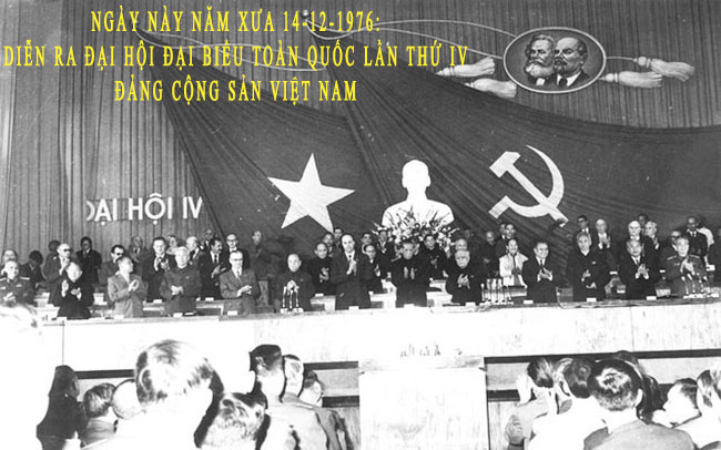 Ngày này năm xưa: 14 - 12-1976 diễn ra Đại hội đại biểu toàn quốc lần thứ IV Đảng Cộng sản Việt Nam