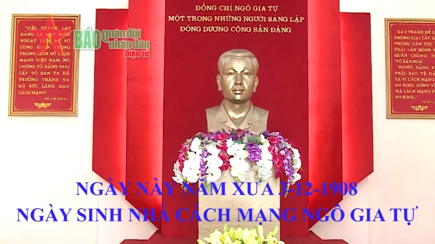 Ngày này năm xưa 3-12-1908: Ngày sinh nhà cách mạng Ngô Gia Tự