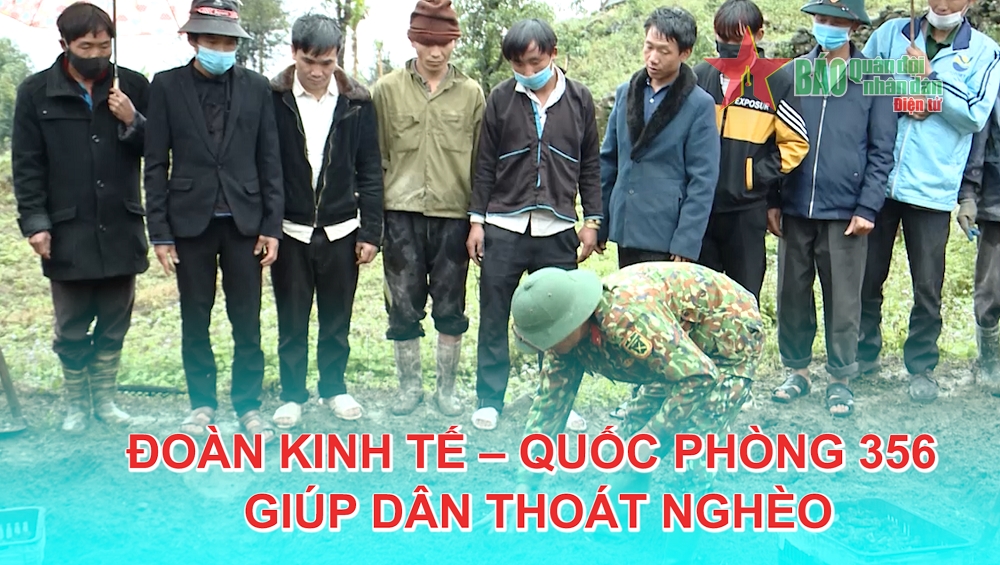 Đoàn Kinh tế – Quốc phòng 356 giúp dân thoát nghèo