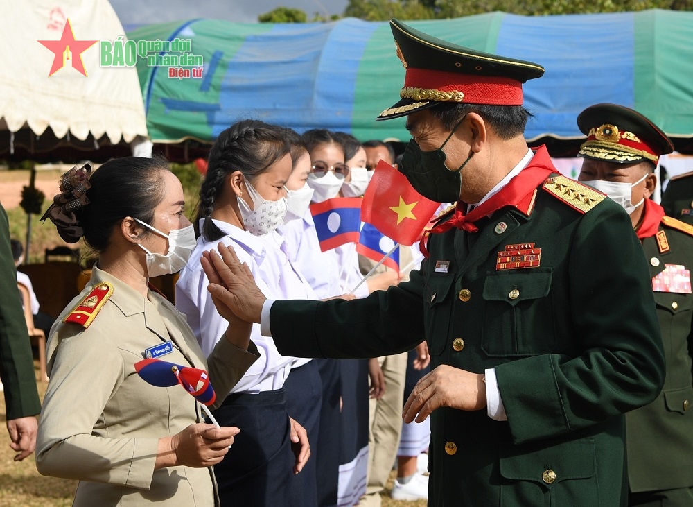 Dấu mốc quan trọng đưa hợp tác quốc phòng song phương Việt Nam - Lào lên tầm cao mới