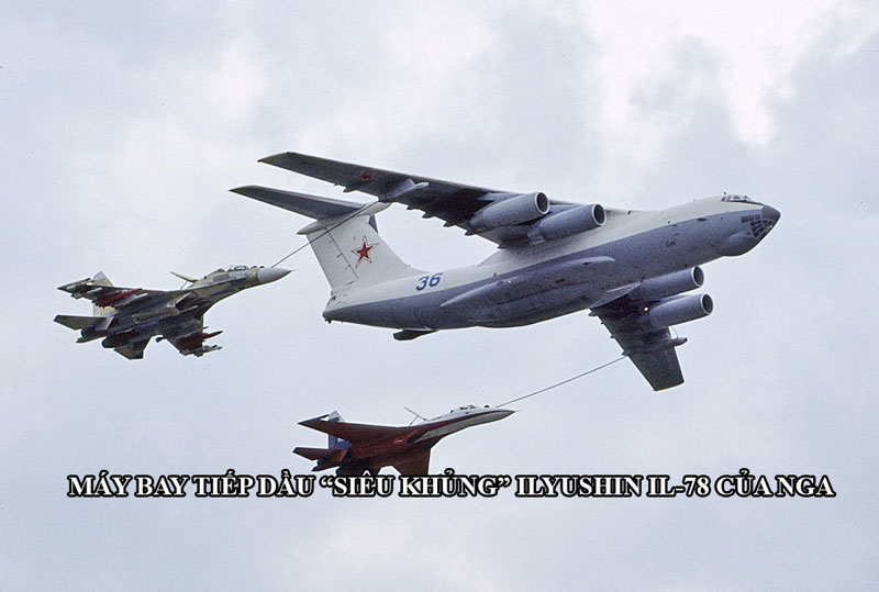 Máy bay tiếp dầu “siêu khủng” Ilyushin Il-78 của Nga
