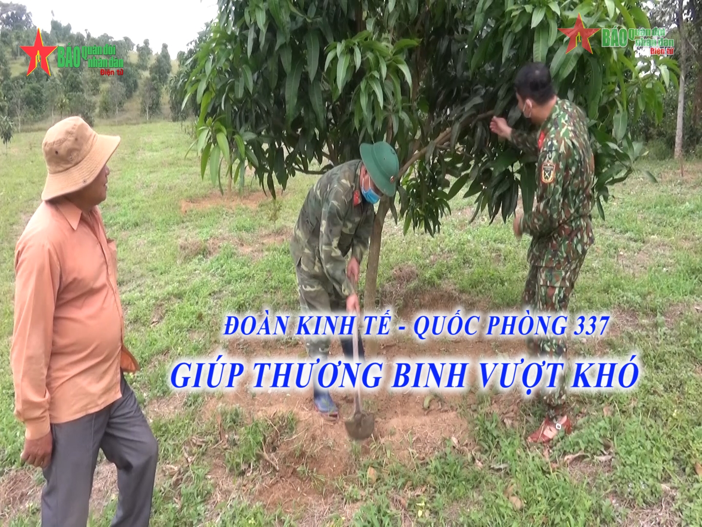 Đoàn Kinh tế - Quốc phòng 337 giúp thương binh vượt khó