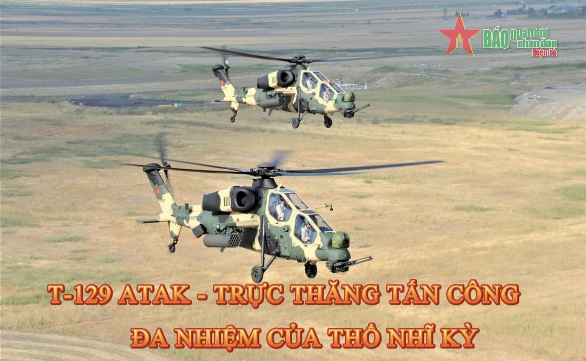 Khám phá trực thăng tấn công T-129 ATAK của Thổ Nhĩ Kỳ