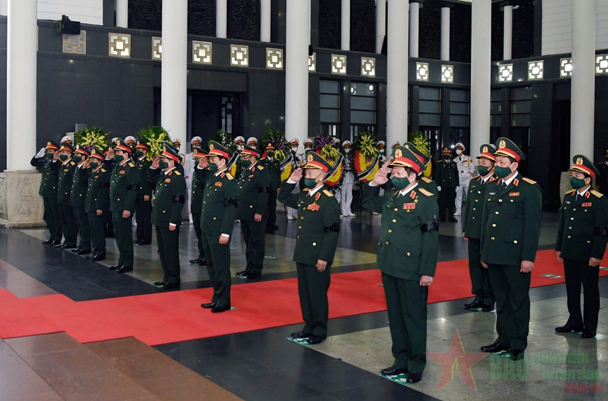 Tổ chức trọng thể Lễ viếng, Lễ truy điệu đồng chí Đại tướng Phùng Quang Thanh