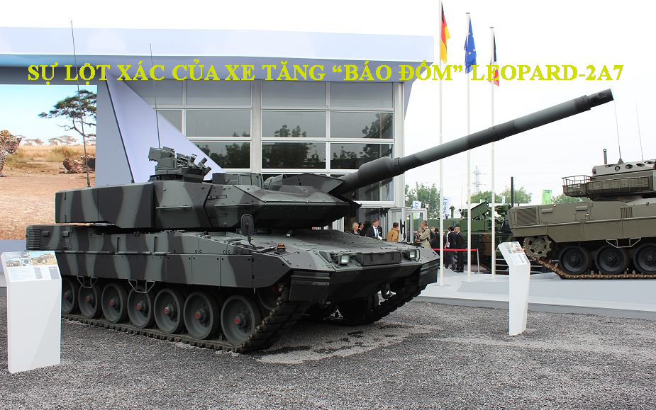 Sự lột xác của xe tăng “Báo đốm” Leopard-2A7