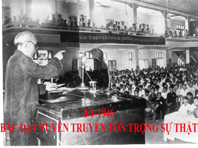 Ngày này năm xưa 8-1-1946: Bác dạy tuyên truyền tôn trọng sự thật