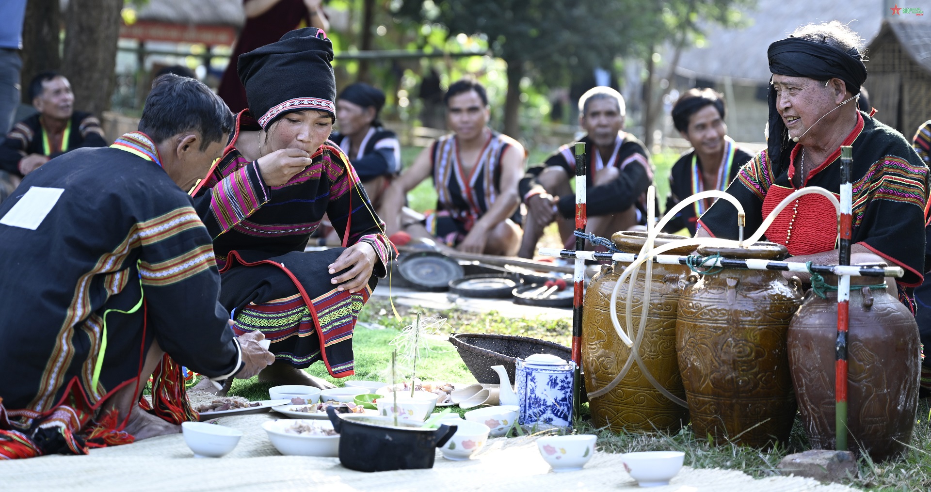 Tái hiện nghi lễ mừng lúa mới của dân tộc Gia Rai