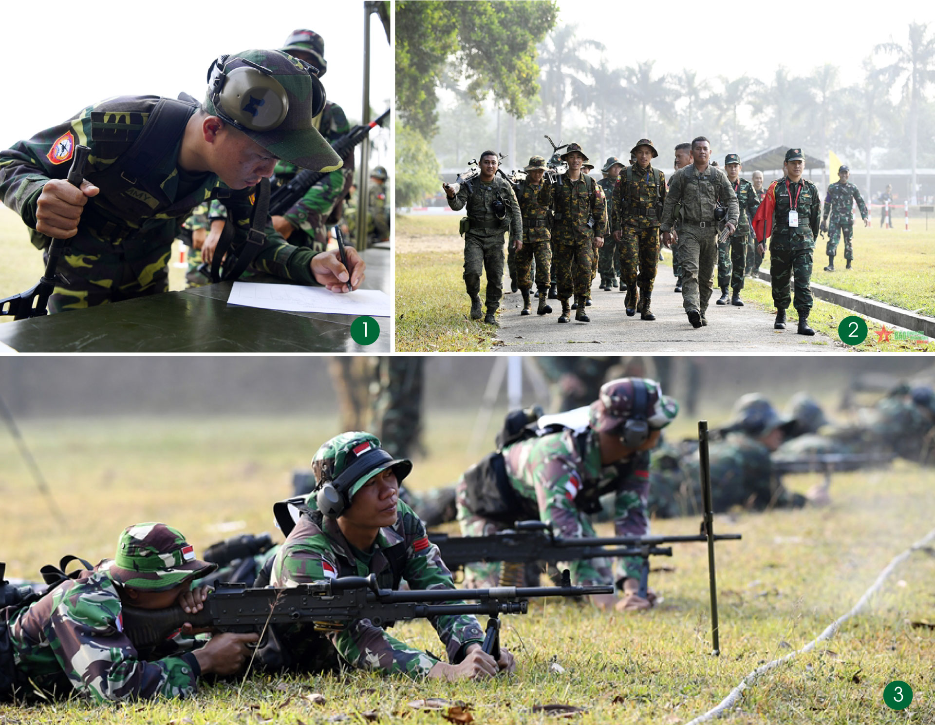 AARM-30: Các xạ thủ ASEAN thể hiện tinh thần đồng đội trên thao trường