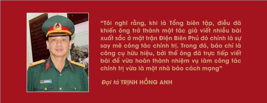 Chủ nhiệm báo (Tổng biên tập) Lê Liêm - người đặt nền móng vững chắc đầu tiên cho Báo Quân đội nhân dân