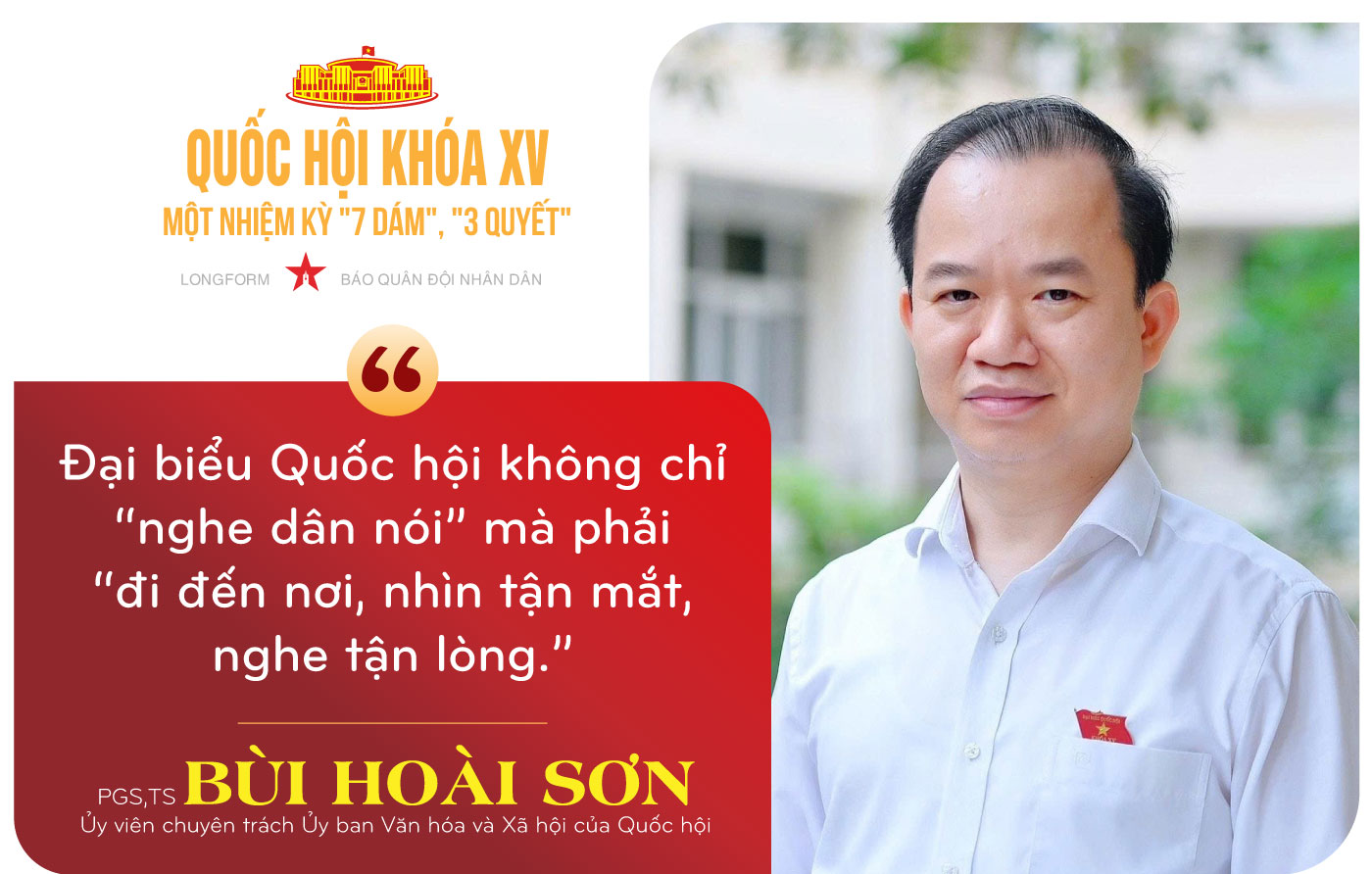 Quốc hội khóa XV: Một nhiệm kỳ 7 dám, 3 quyết - Bài 2: Đại biểu vì dân - Nhân dân gửi trọn niềm tin
