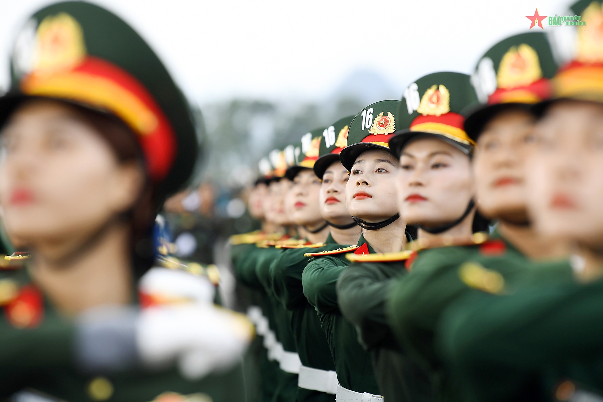 Các khối diễu binh, diễu hành trong nhiệm vụ A80 hợp luyện lần thứ nhất