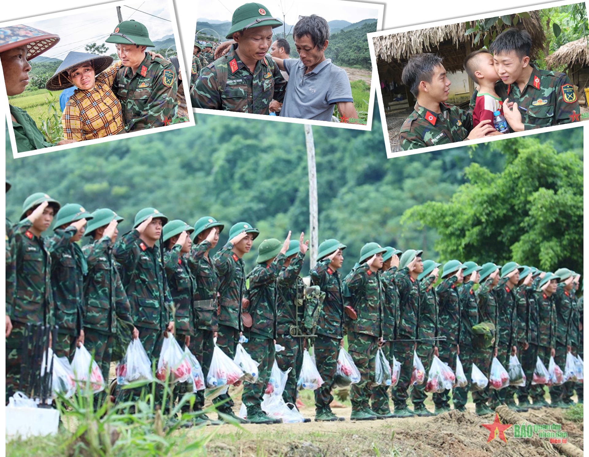 Trui rèn qua đại nạn- rực sáng tình quân dân