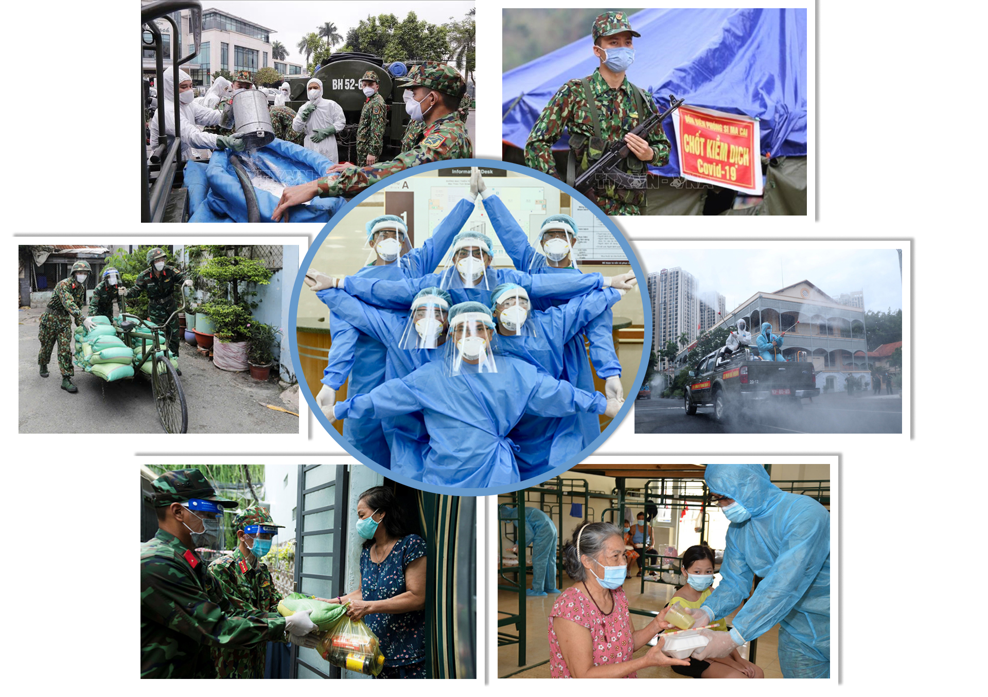 Trui rèn qua đại nạn- rực sáng tình quân dân