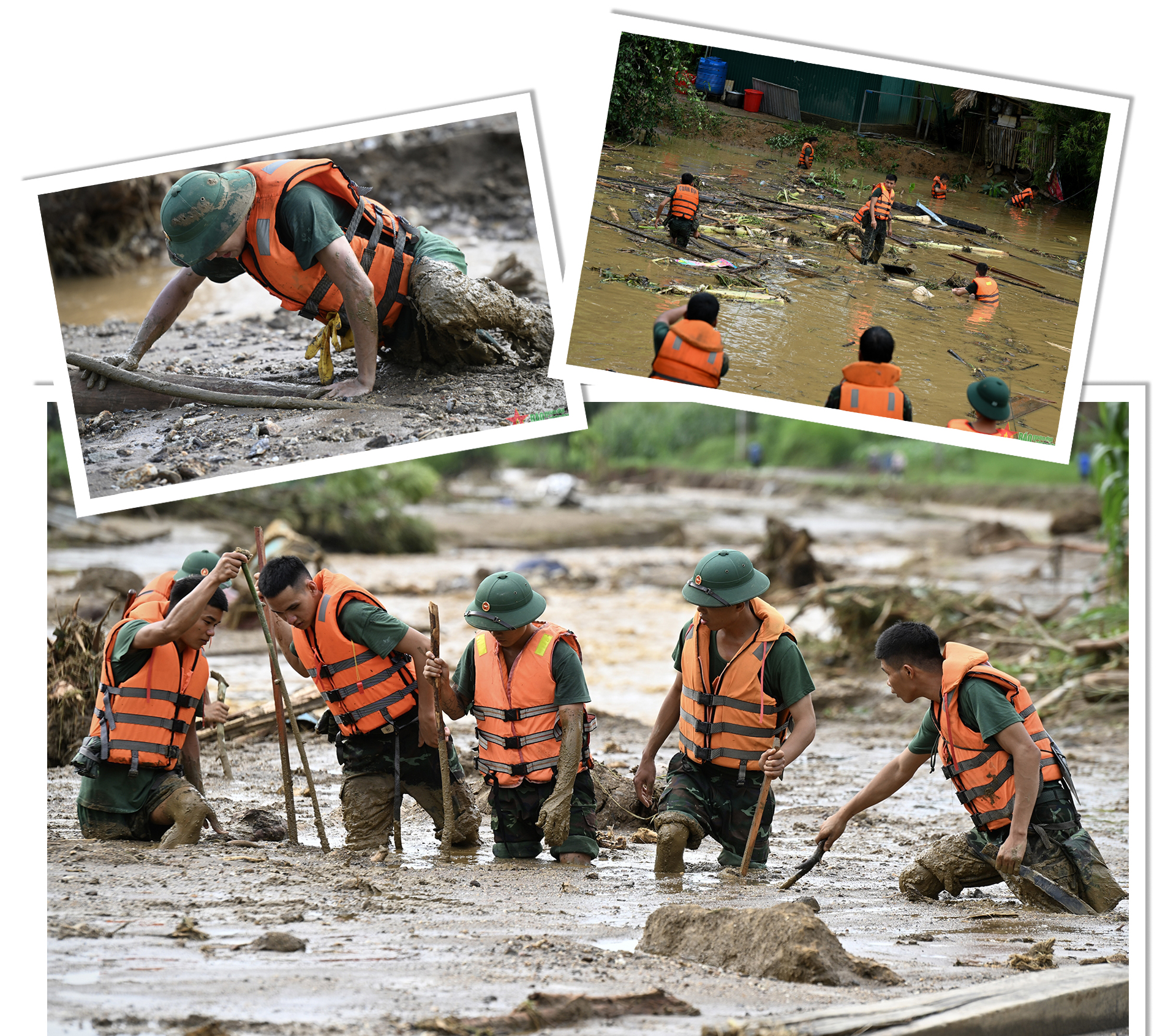Trui rèn qua đại nạn- rực sáng tình quân dân