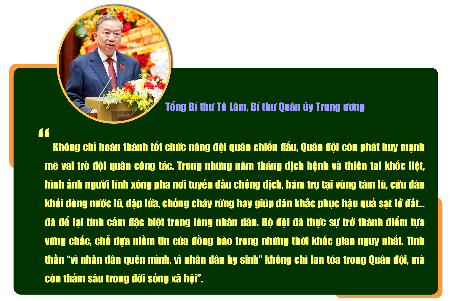 Trui rèn qua đại nạn- rực sáng tình quân dân