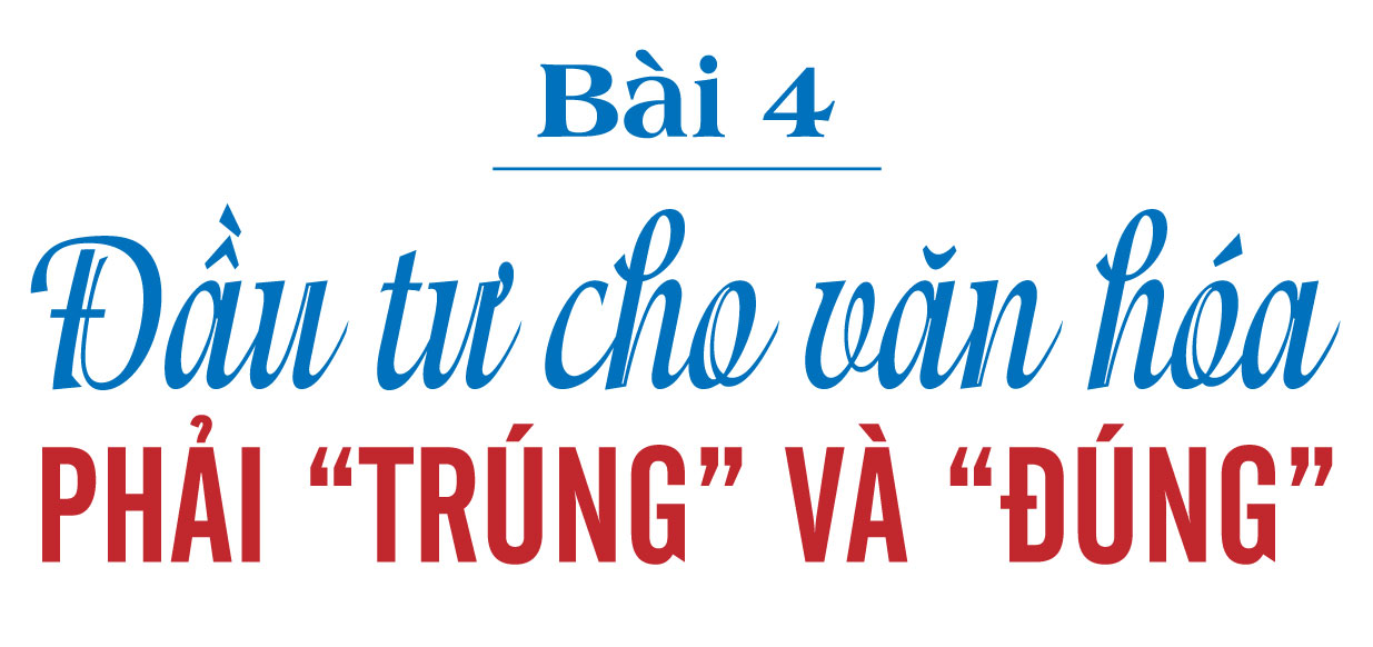 Văn hóa xã hội chủ nghĩa - Nhìn từ Nghị quyết số 80-NQ/TW - Bài 4: Đầu tư cho văn hóa phải trúng và đúng