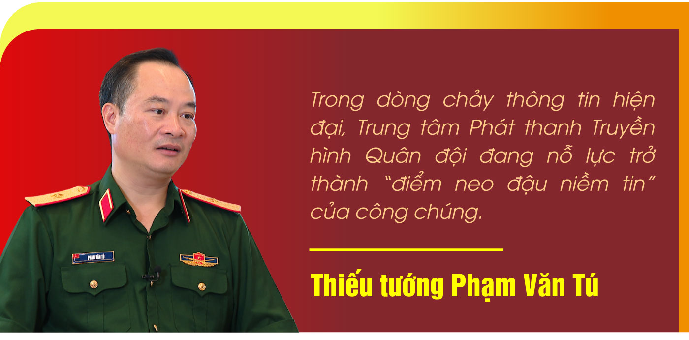15 năm Trung tâm Phát thanh - Truyền hình Quân đội: Viết tiếp bản hùng ca trên cánh sóng