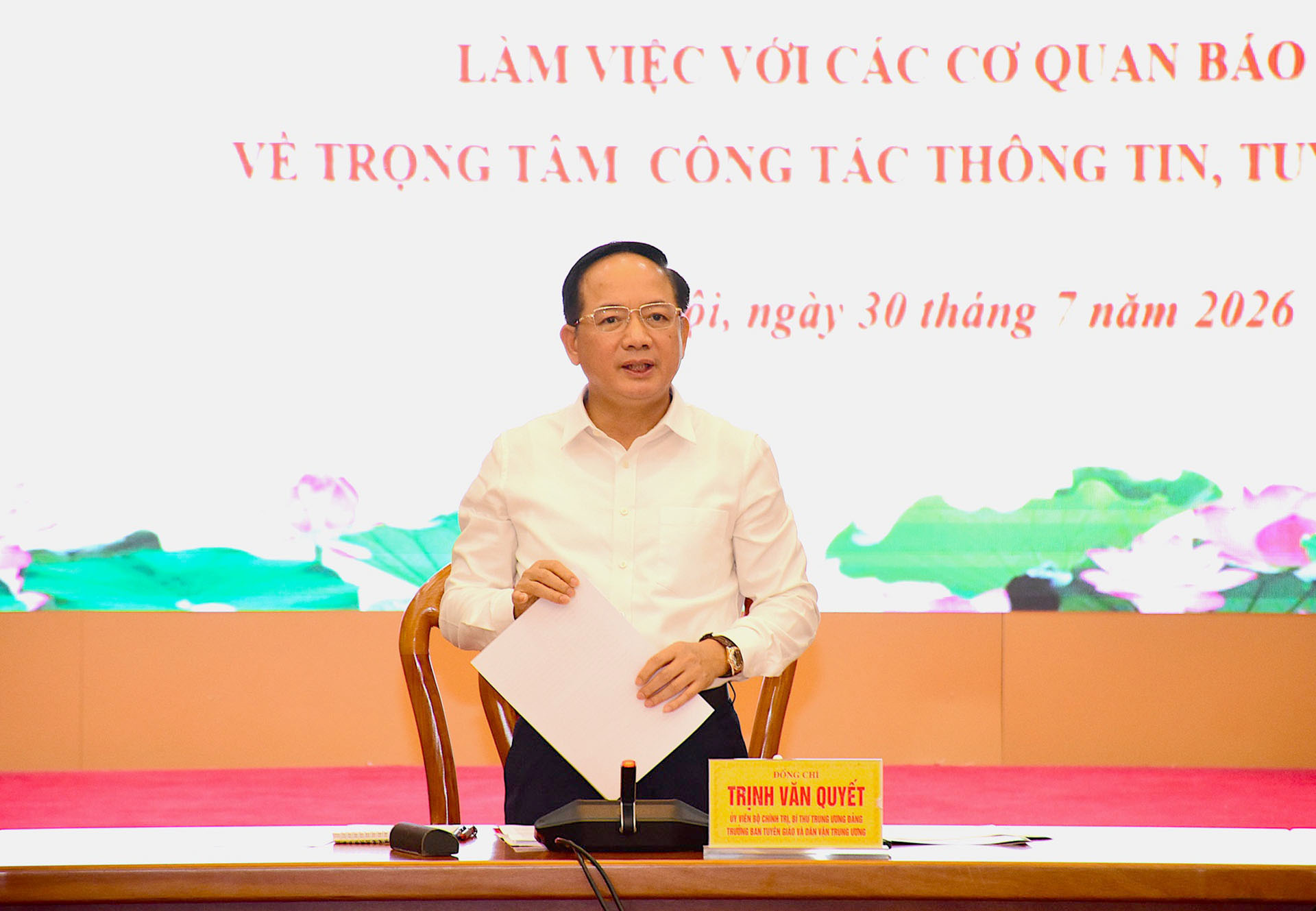Kỷ niệm 96 năm Ngày truyền thống ngành Tuyên giáo của Đảng (1-8-1930/1-8-2026): Công tác tuyên giáo: Vun đắp niềm tin, khơi dậy sức mạnh toàn dân tộc
