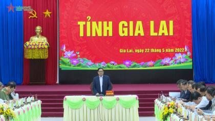 Thủ tướng Chính phủ Phạm Minh Chính làm việc với Ban Thường vụ Tỉnh ủy Gia Lai