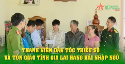 Thanh niên dân tộc thiểu số và tôn giáo tỉnh Gia Lai hăng hái nhập ngũ