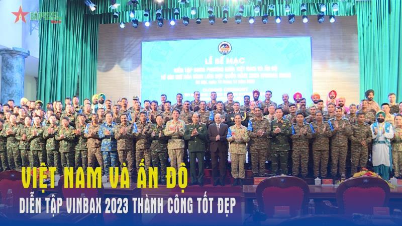 Việt Nam và Ấn Độ diễn tập VINBAX 2023 thành công tốt đẹp