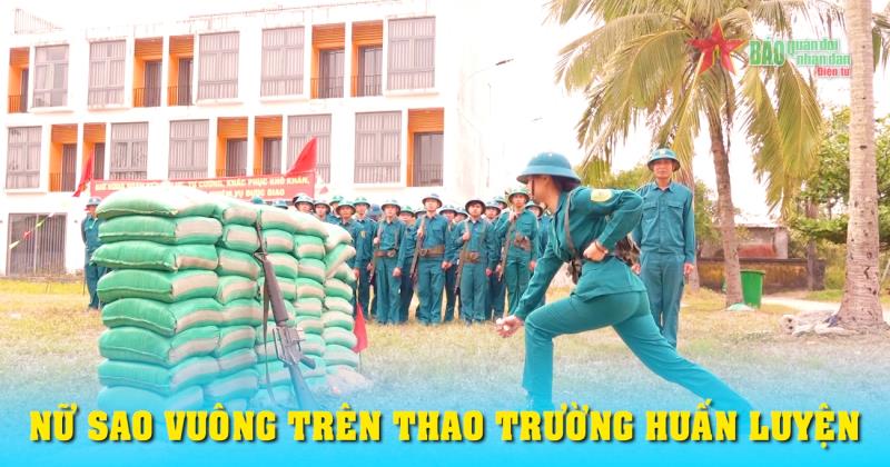 Nữ sao vuông trên thao trường huấn luyện