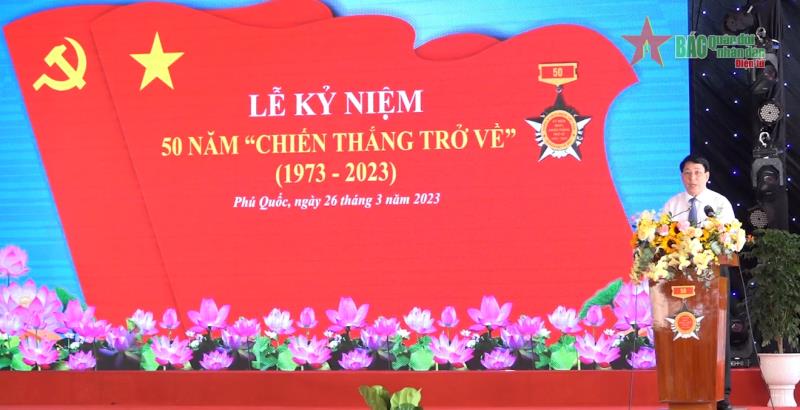 Đại tướng Lương Cường dự Lễ kỷ niệm 50 năm Chiến thắng trở về của các chiến sĩ cách mạng bị địch bắt tù đày