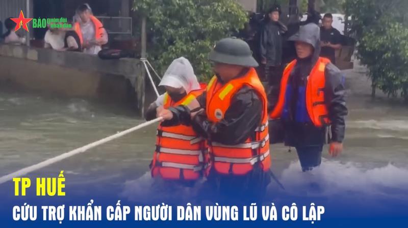 TP Huế Cứu trợ khẩn cấp người dân vùng lũ