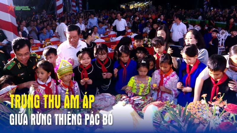 Trung thu ấm áp giữa rừng thiêng Pác Bó