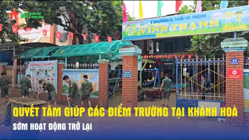 Quyết tâm giúp các điểm trường tại Khánh Hoà sớm hoạt động trở lại