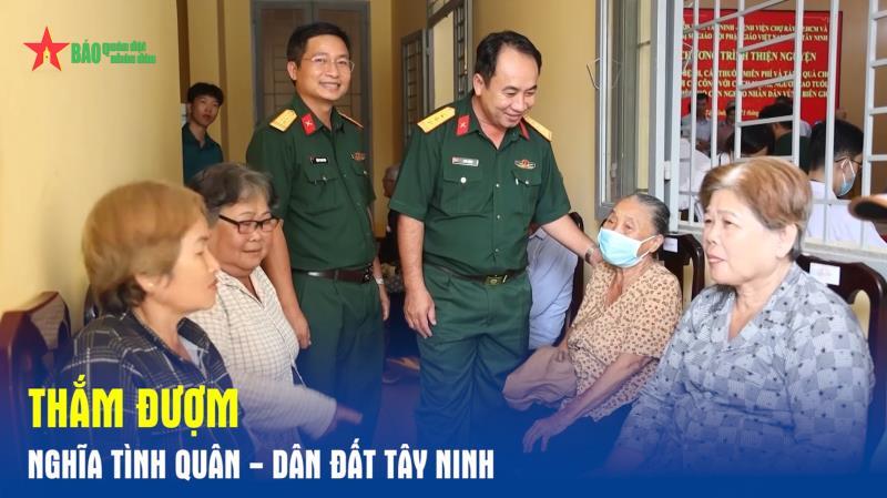 Thắm đượm nghĩa tình quân - dân đất Tây Ninh