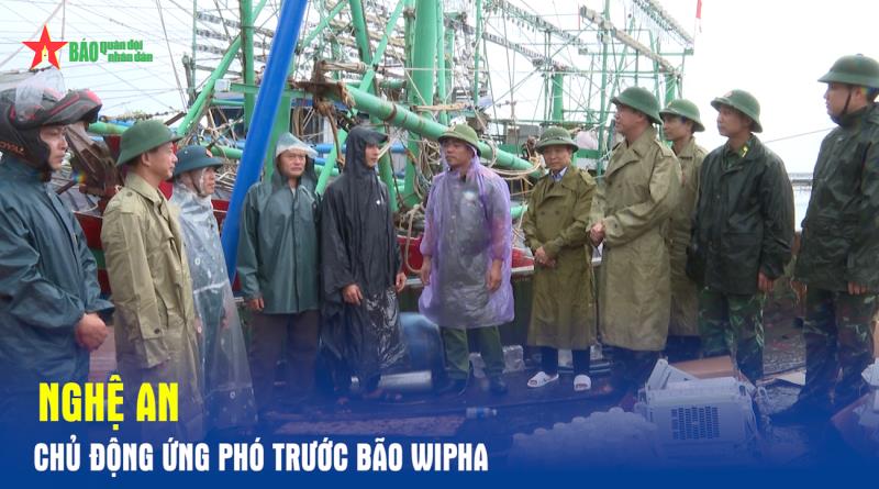 Nghệ An chủ động ứng phó trước bão Wipha