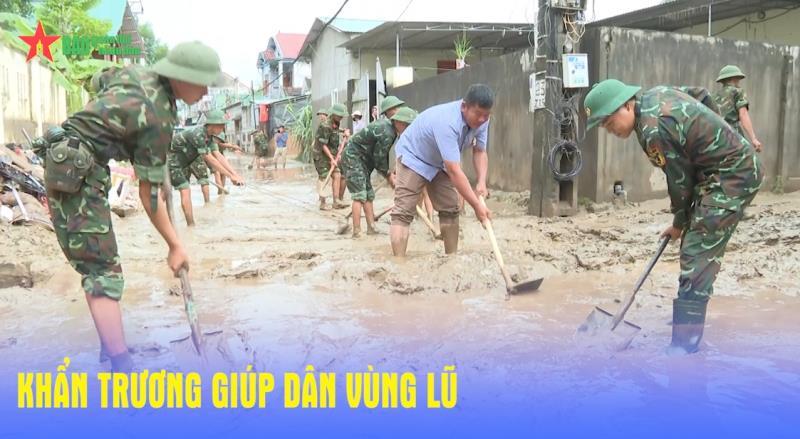 Khẩn trương giúp dân vùng lũ