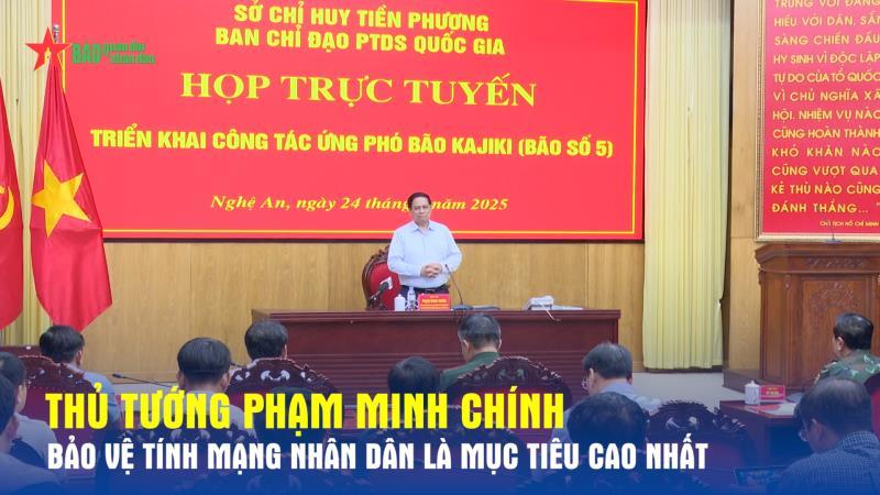 Thủ tướng Phạm Minh Chính Bảo vệ tính mạng nhân dân là mục tiêu cao nhất