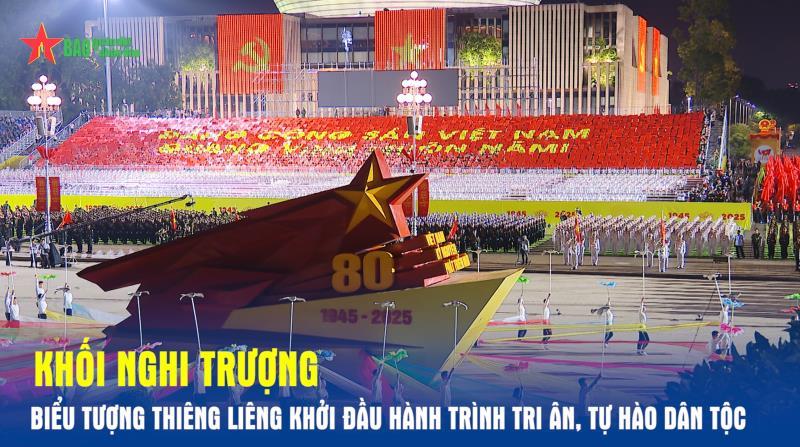 Khối Nghi trượng – Biểu tượng thiêng liêng khởi đầu hành trình tri ân, tự hào dân tộc