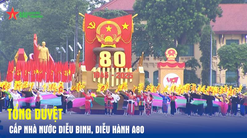 Tổng duyệt cấp Nhà nước diễu binh, diễu hành A80
