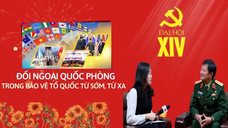 Đại hội XIV Đối ngoại quốc phòng trong bảo vệ Tổ quốc từ sớm, từ xa