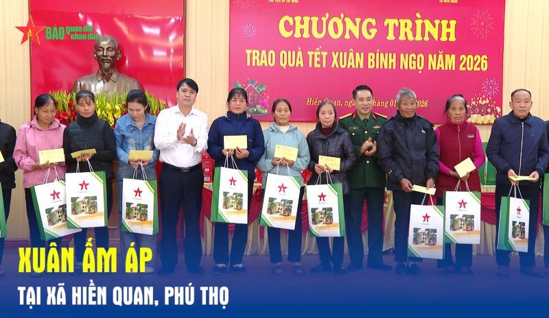 Xuân ấm áp tại xã Hiền Quan, Phú Thọ