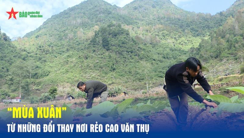 “Mùa xuân” từ những đổi thay nơi rẻo cao Văn Thụ